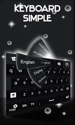 Simple Keyboard Black android App screenshot 0