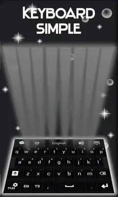 Simple Keyboard Black android App screenshot 1