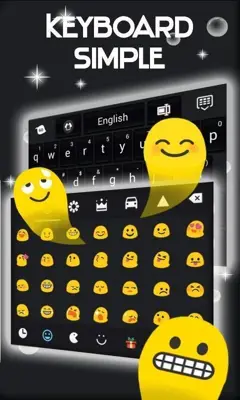 Simple Keyboard Black android App screenshot 2